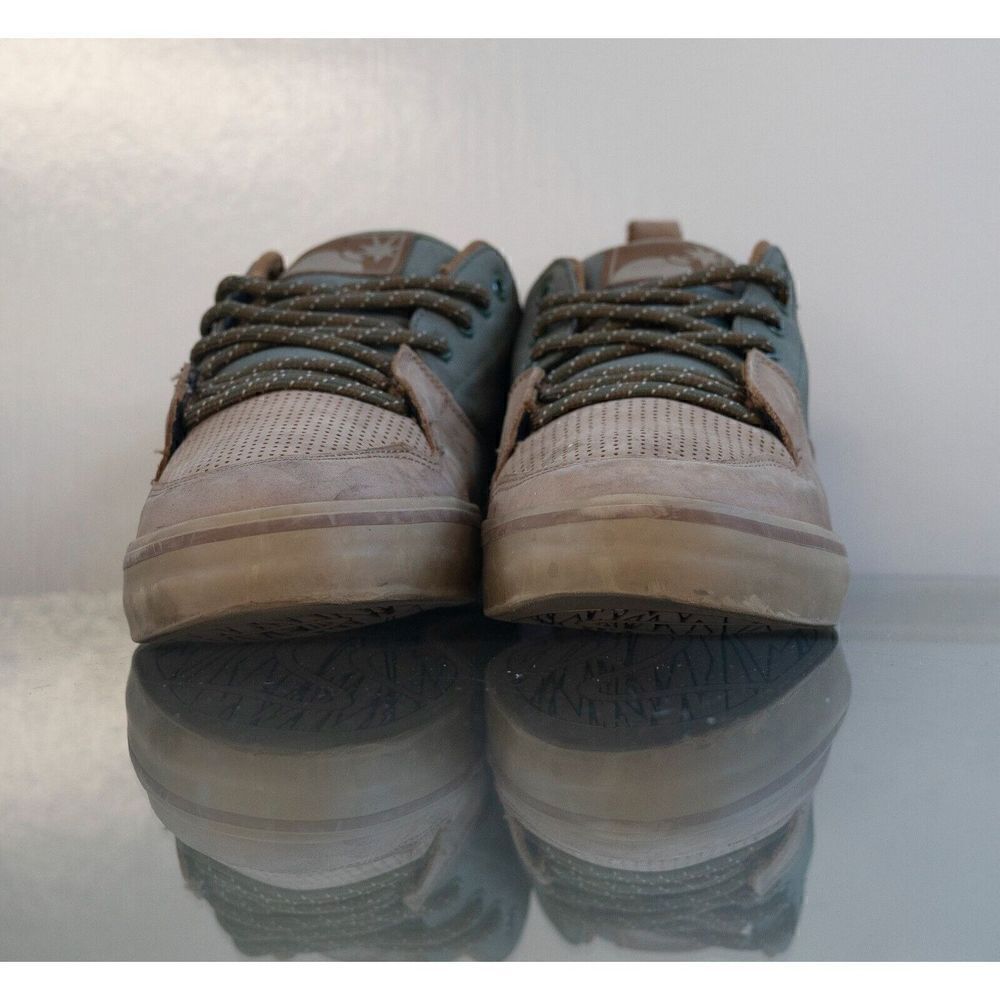 The HUNDREDS ADAM BOMB RILEY F13P210005 LOW OLIVE GREEN BROWN CANVAS NUBUCK 10.5 - Picture 2 of 10